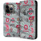 Ohio State University Pattern iPhone 15 Pro Folio Case